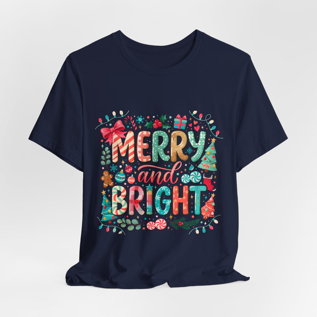 Merry and Bright Christmas Tee