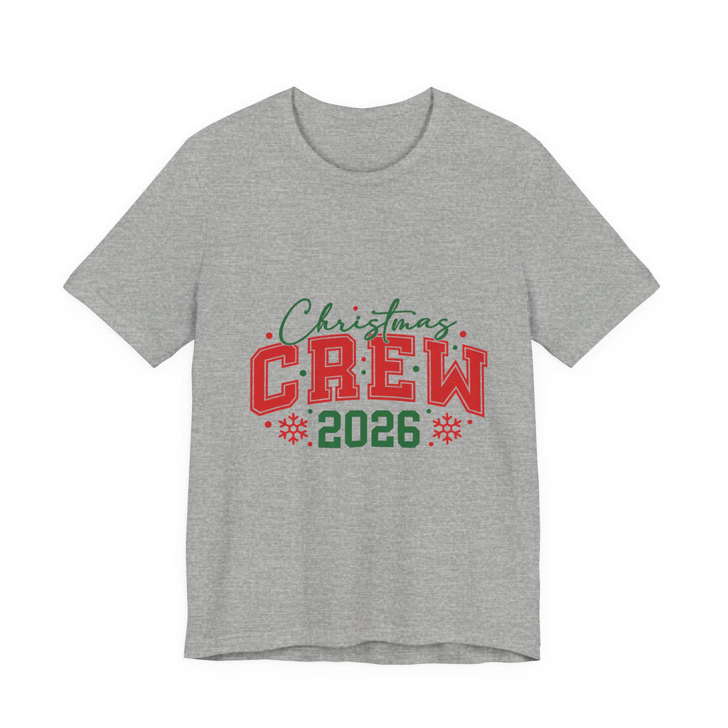 Christmas Crew 2026 T-Shirt — Festive Family Holiday Tee
