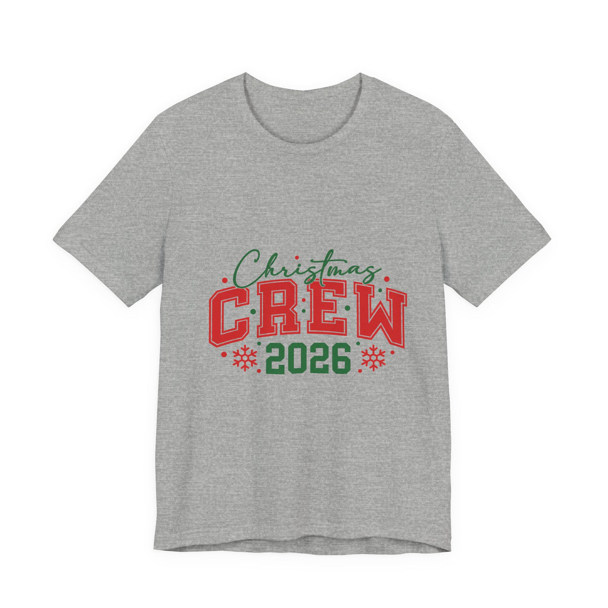Christmas Crew 2026 T-Shirt — Festive Family Holiday Tee