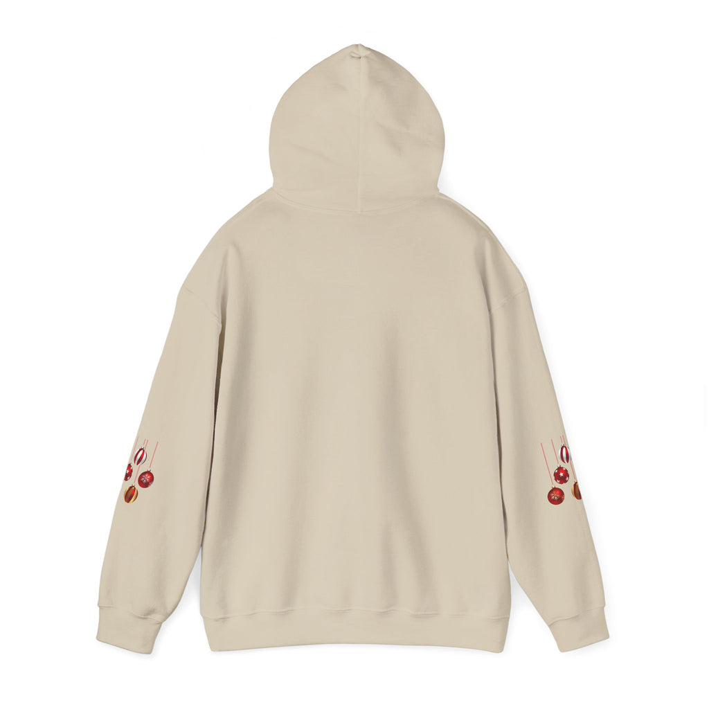 Christmas Hoodie - 'Merry Christmas' Festive Holiday Santa Hat & Holly Pullover