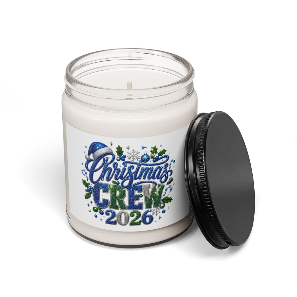 Christmas Crew Scented Soy Candle — 9oz Holiday Jar Candle