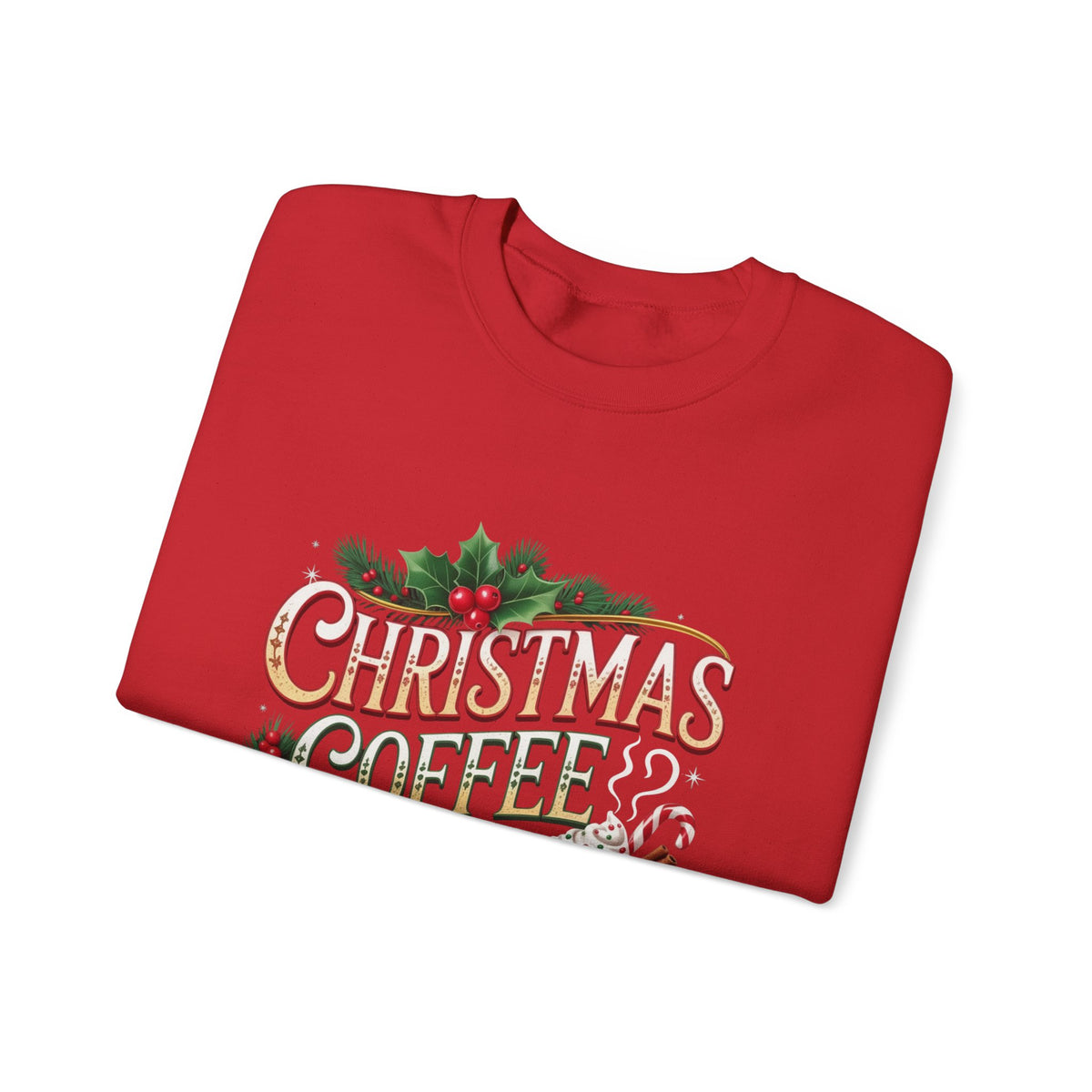 Christmas Coffee Club Sweatshirt — Cozy Holiday Crewneck for Coffee Lovers