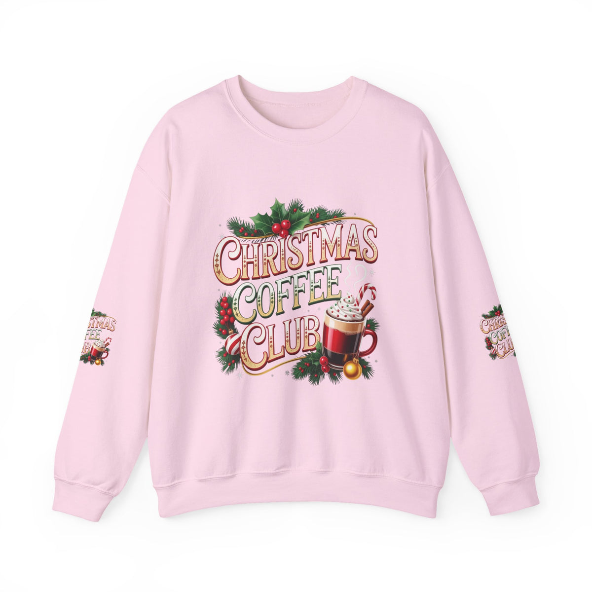 Christmas Coffee Club Sweatshirt — Cozy Holiday Crewneck for Coffee Lovers