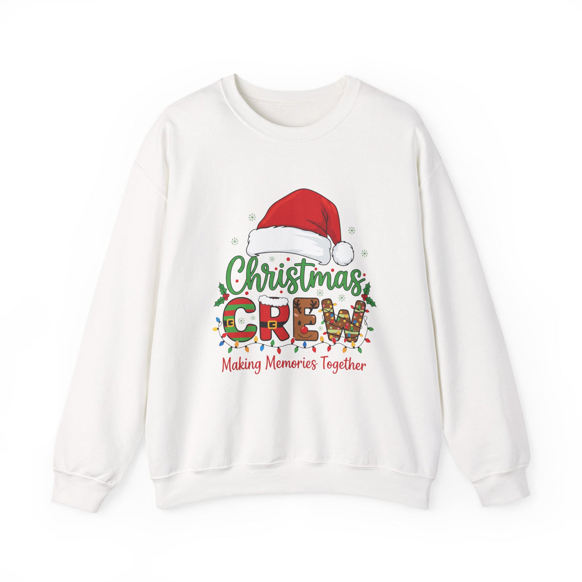 Christmas Crew Sweatshirt - Making Memories Together Holiday Crewneck