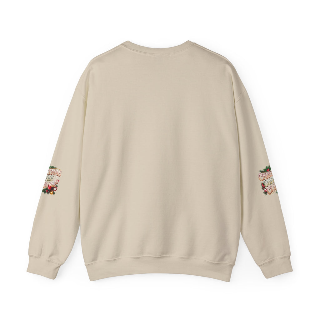 Christmas Coffee Club Sweatshirt — Cozy Holiday Crewneck for Coffee Lovers