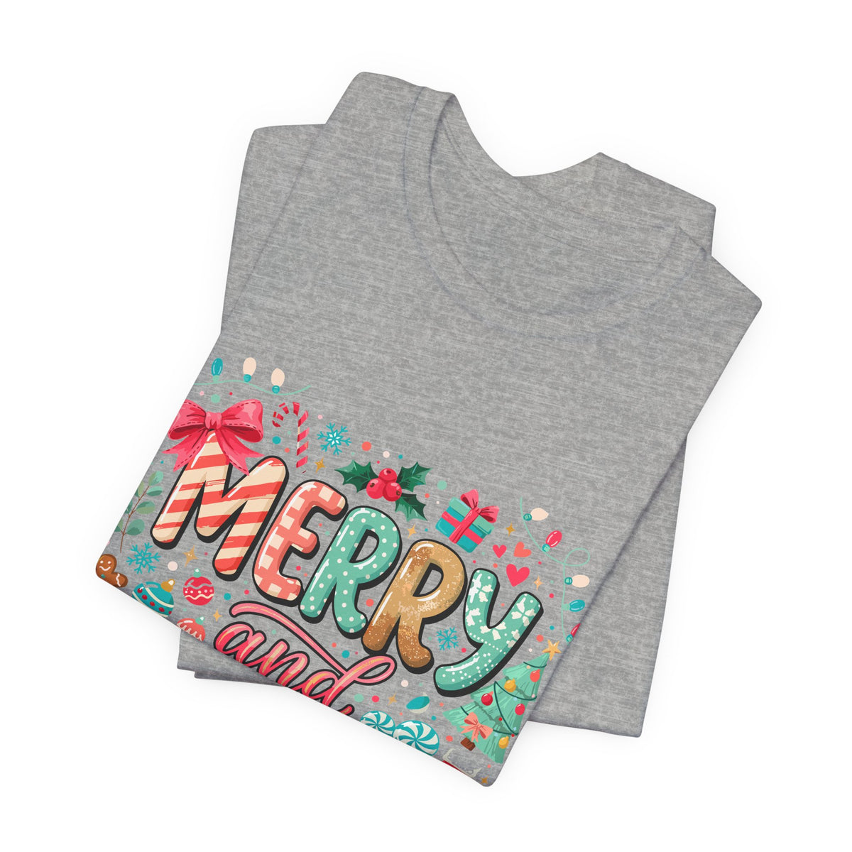 Merry and Bright Christmas Tee