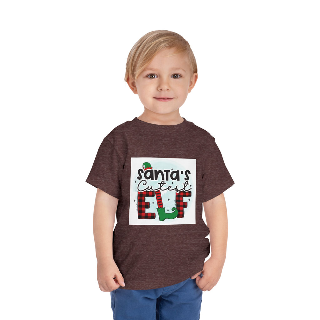 Santa's Cutest Elf Toddler Tee