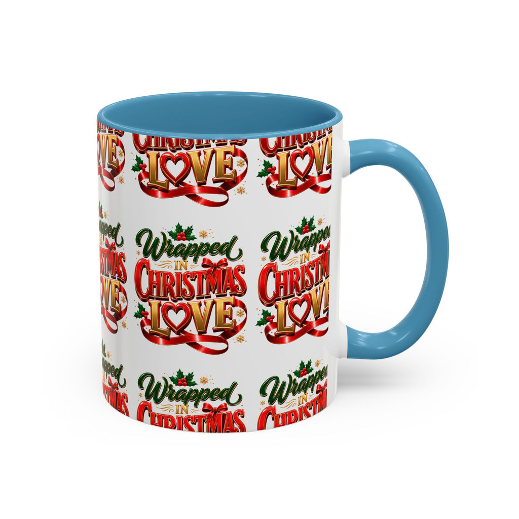 Wrapped Christmas Love Accent Coffee Mug – Festive Holiday Tea & Cocoa Cup
