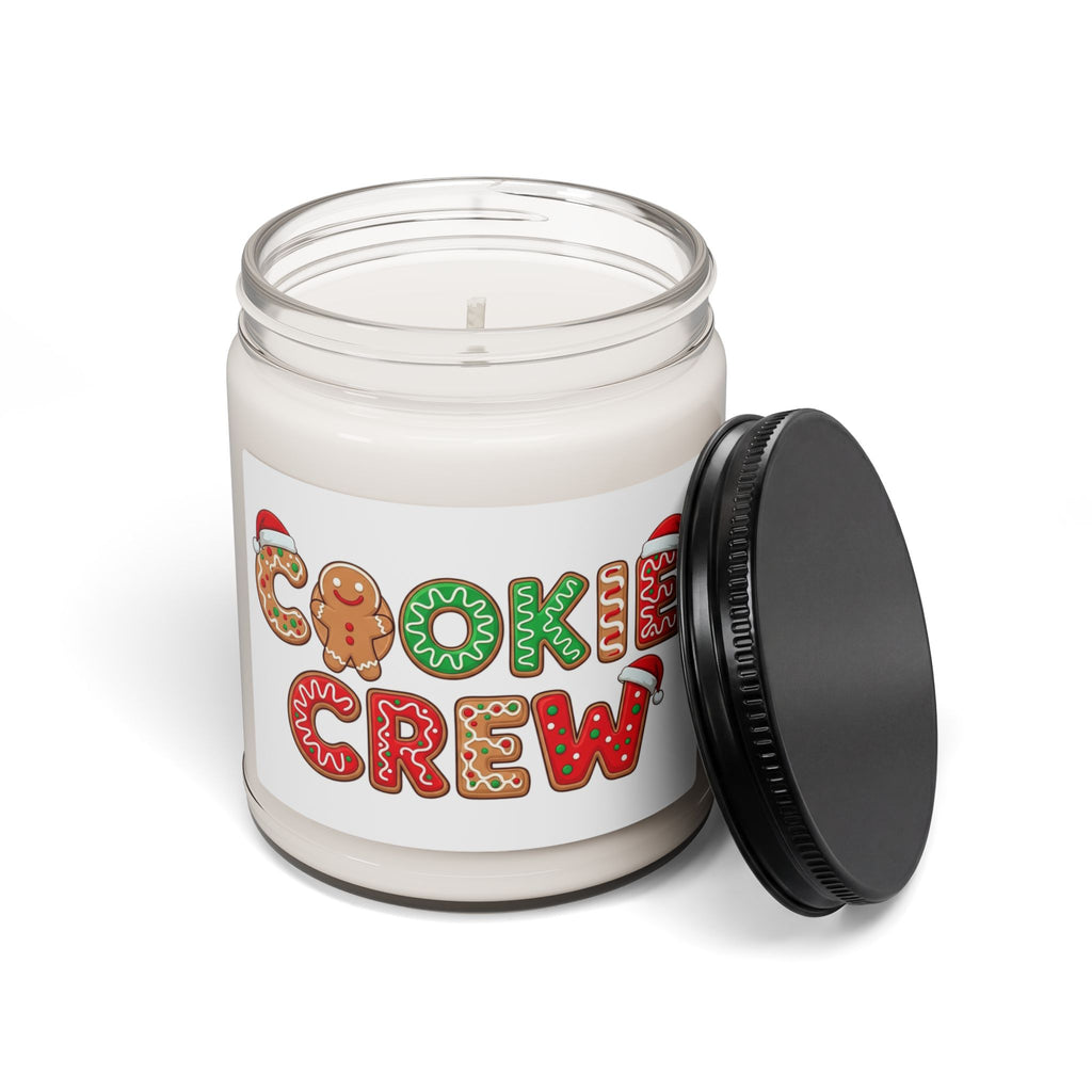 Cookie Crew Holiday Scented Soy Candle — 9oz Christmas Gingerbread Jar