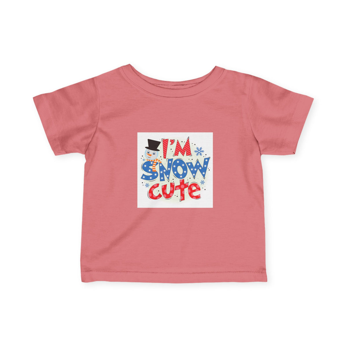 Infant Tee - "I'm Snow Cute" Holiday Baby Shirt
