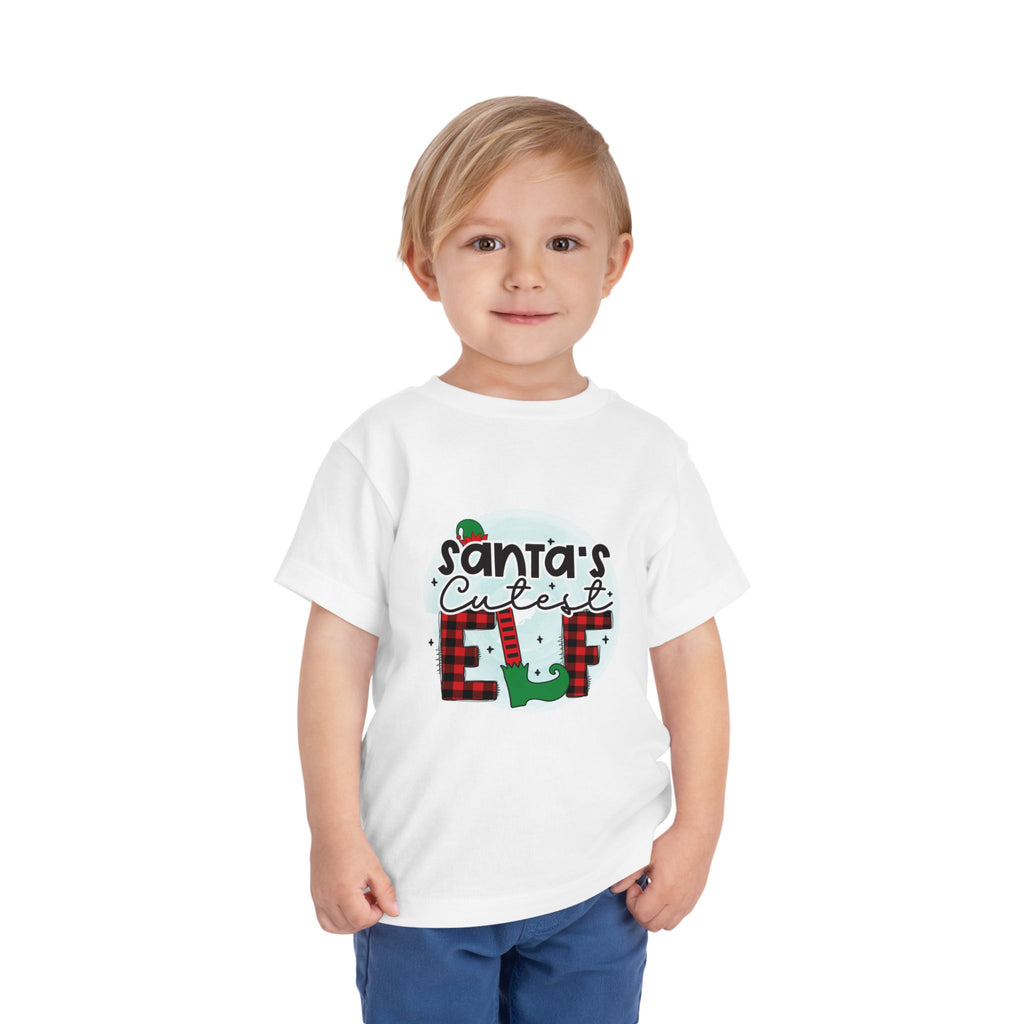 Santa's Cutest Elf Toddler Tee