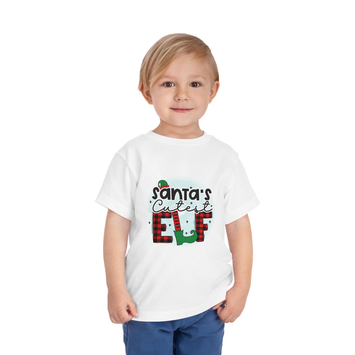 Santa's Cutest Elf Toddler Tee