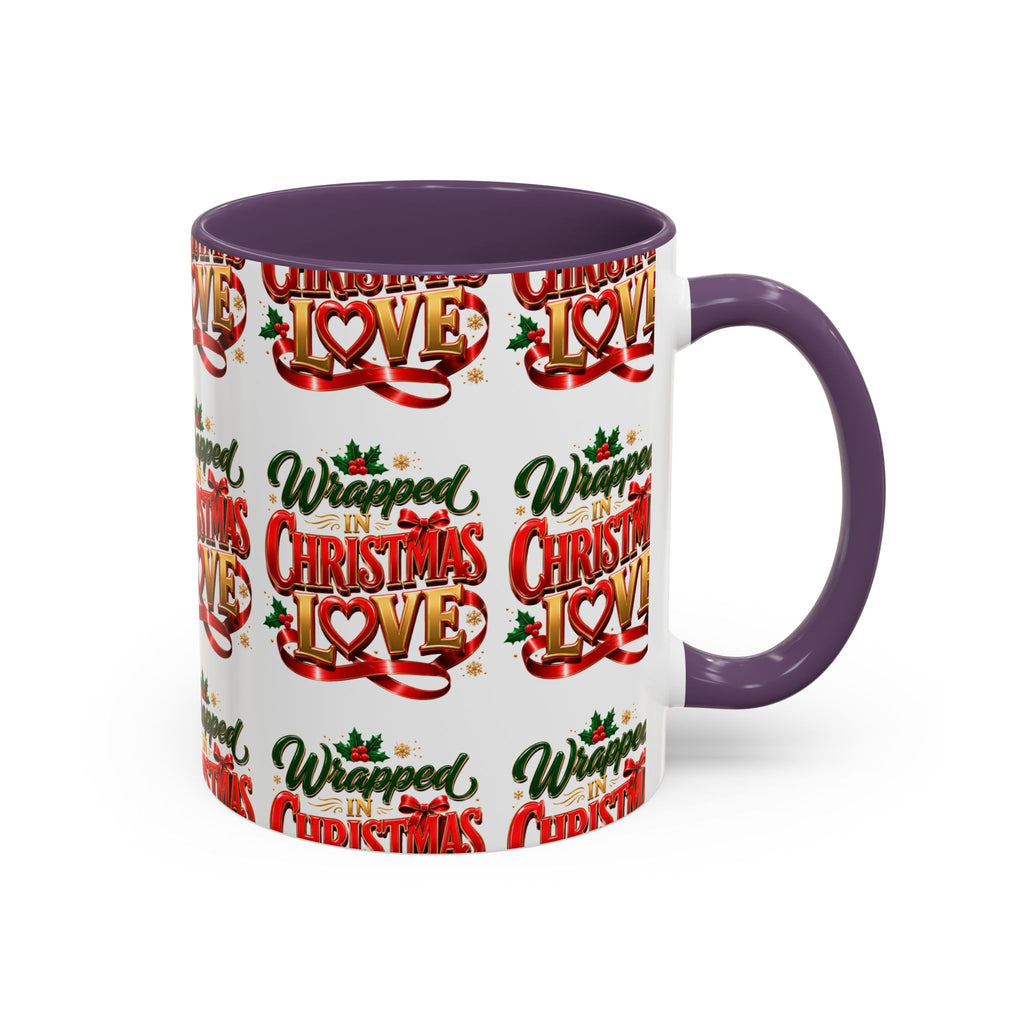 Wrapped Christmas Love Accent Coffee Mug – Festive Holiday Tea & Cocoa Cup