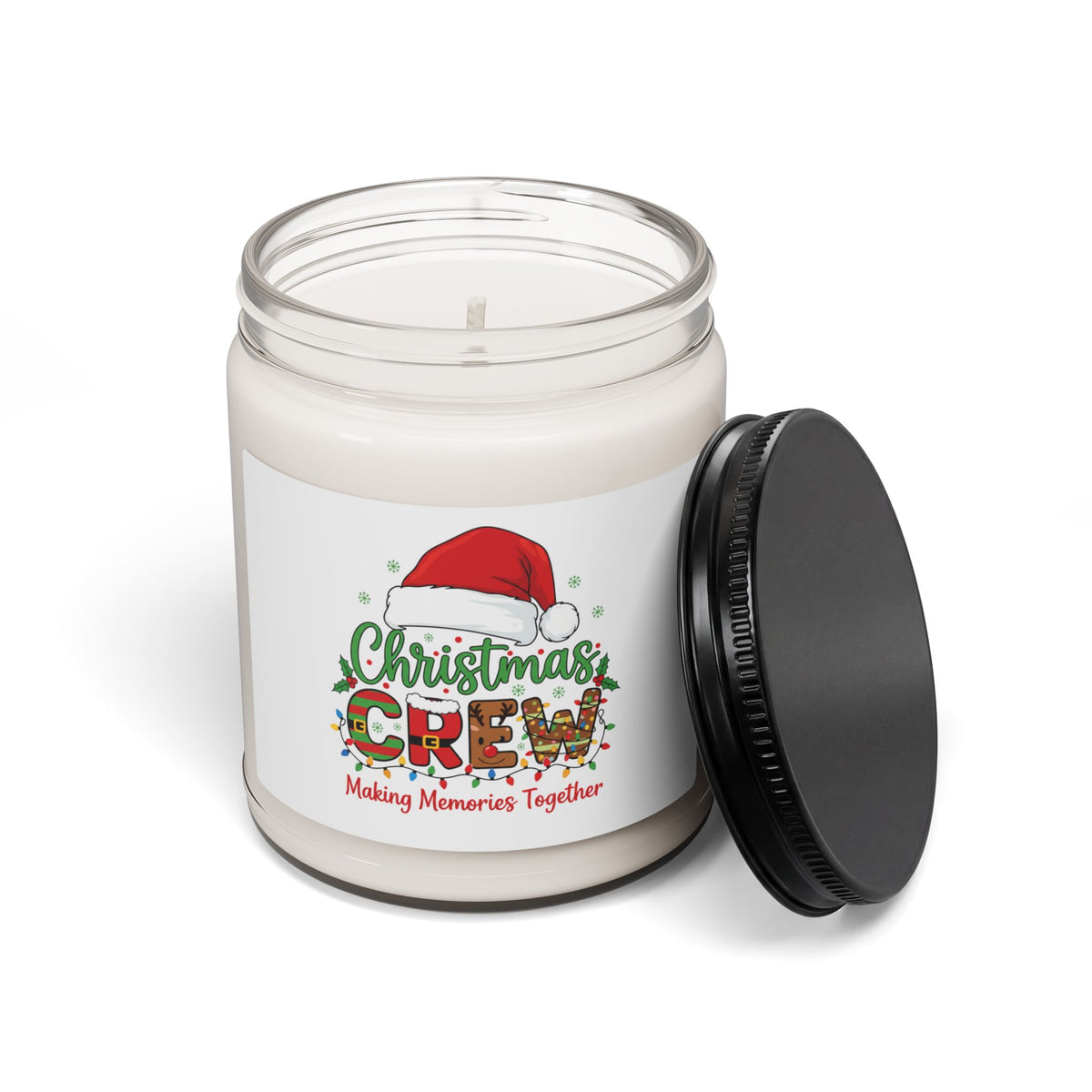 Christmas Crew Scented Soy Candle — 9oz Holiday Jar Candle