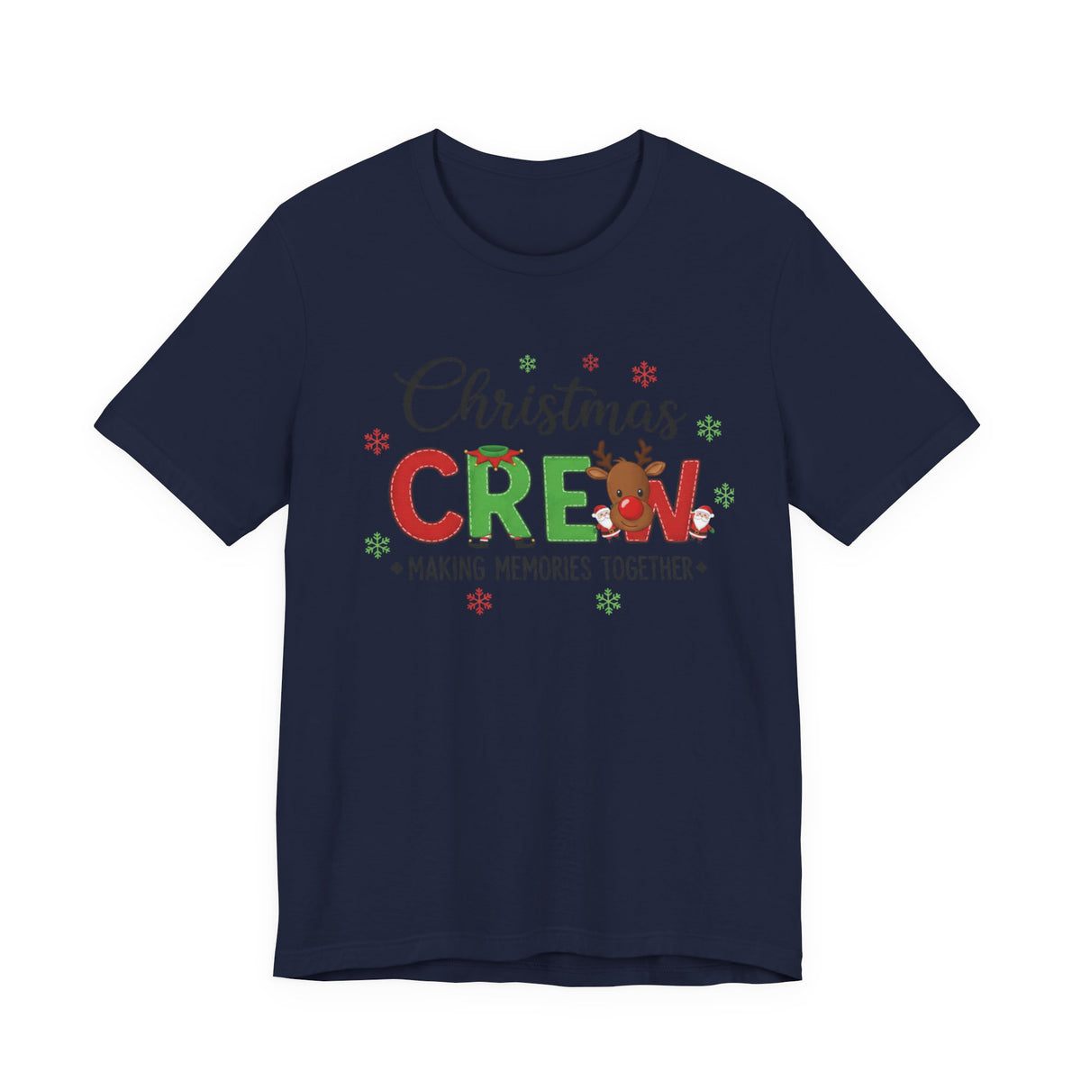 Christmas Crew Tee - "Making Memories Together" Holiday Family Shirt