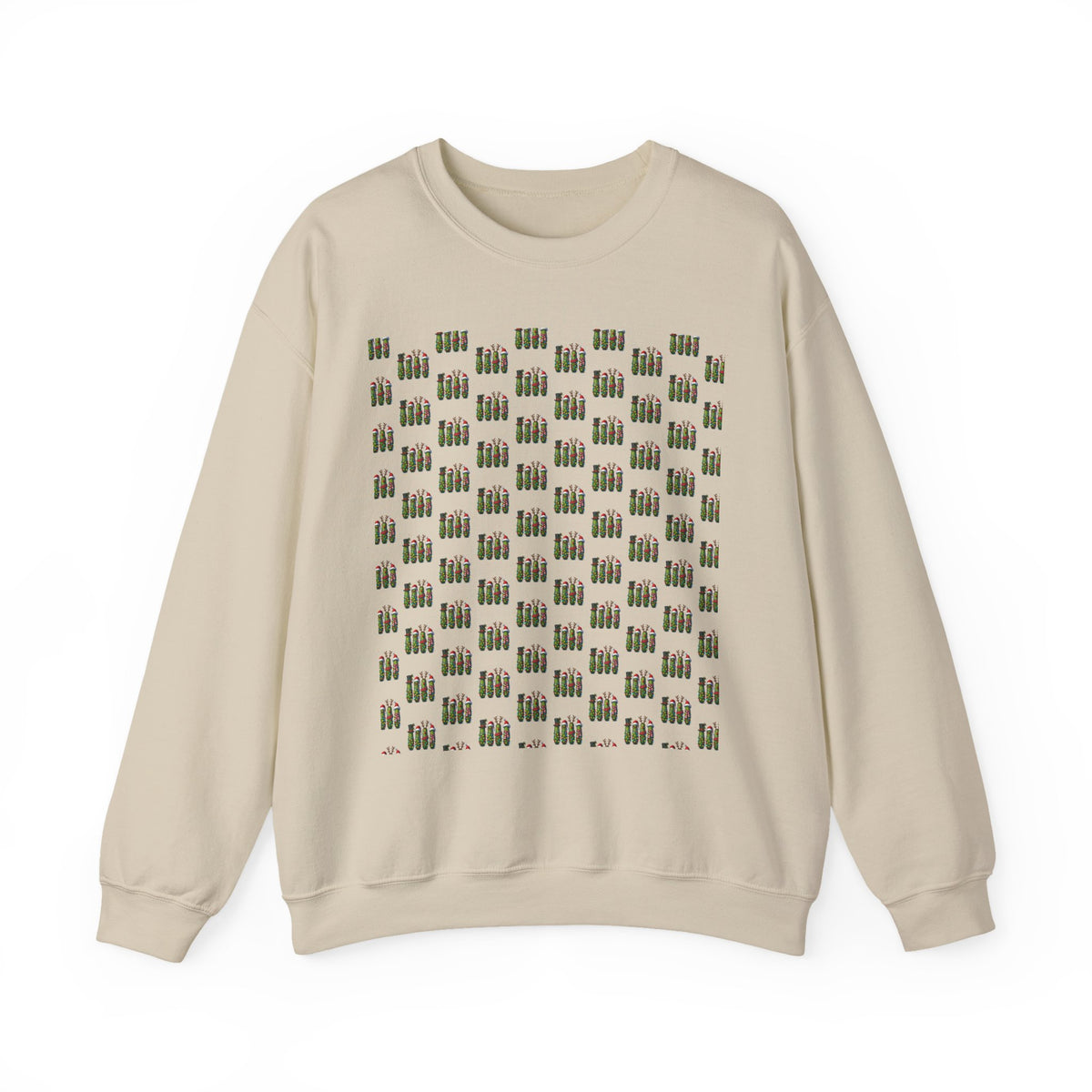 Garage Tools Pattern Crewneck Sweatshirt