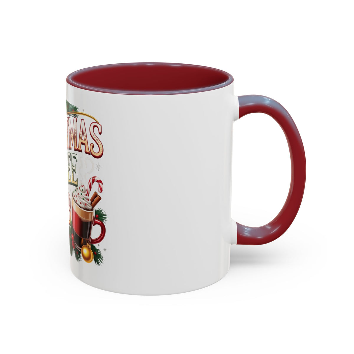 Christmas Coffee Club Mug — Holiday Coffee Lover Accent Mug (11/15 oz)