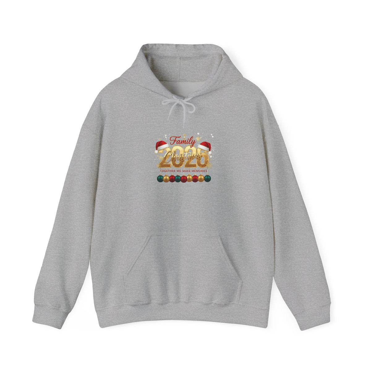 2026 Family Christmas Hoodie - "Together We Make Memories" Holiday Sweatshirt