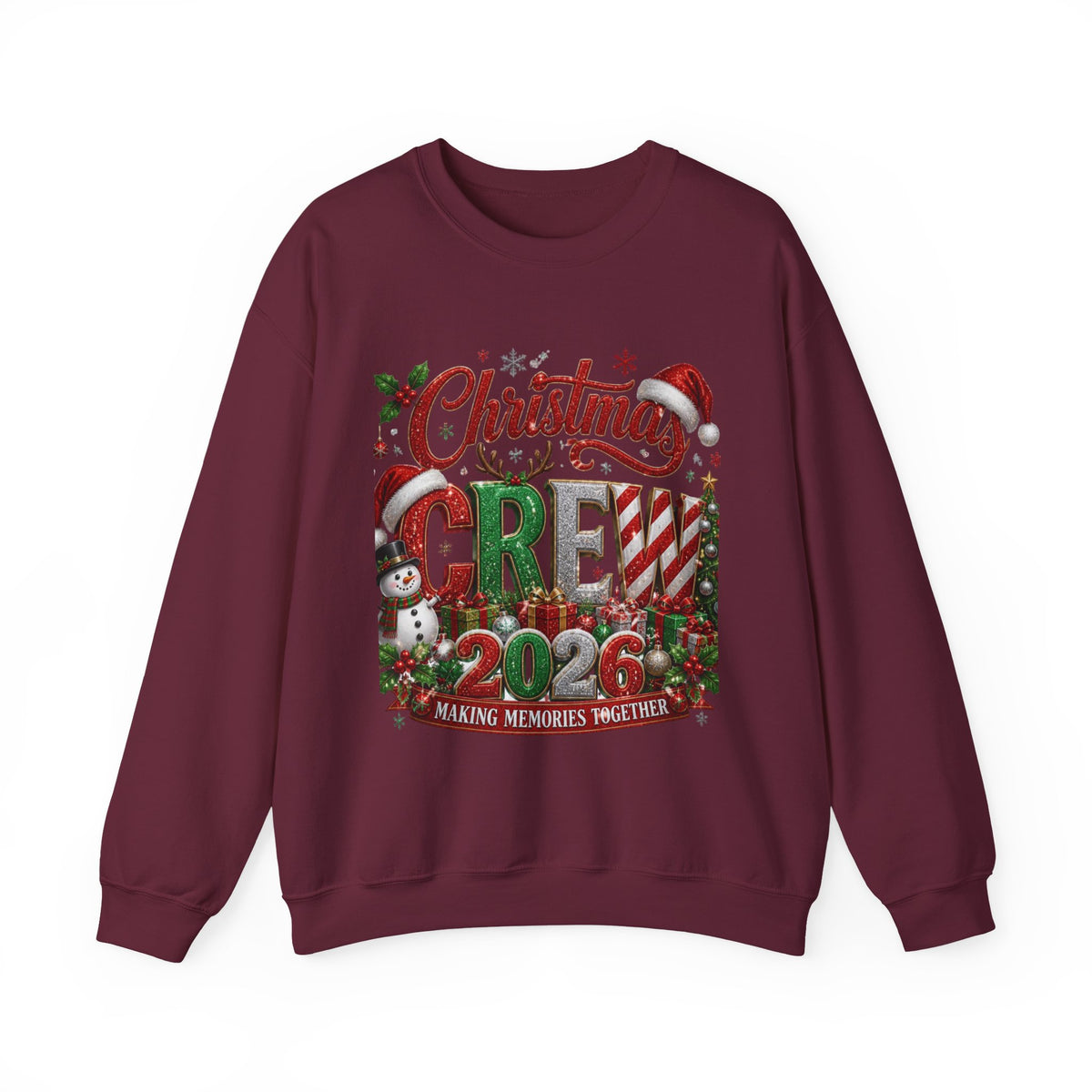 Christmas Crew 2026 Sweatshirt — "Making Memories Together" Holiday Crewneck