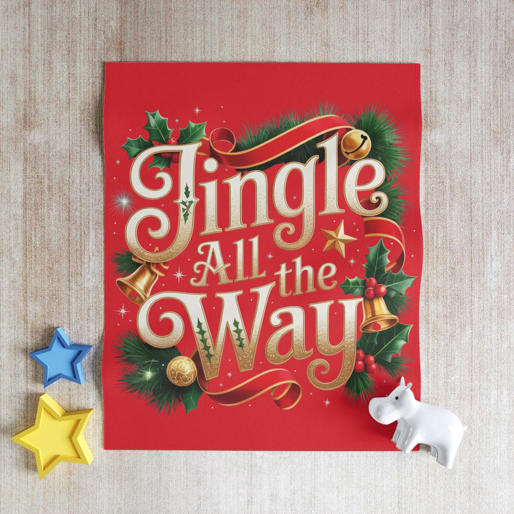 Jingle All The Way Christmas Throw Blanket