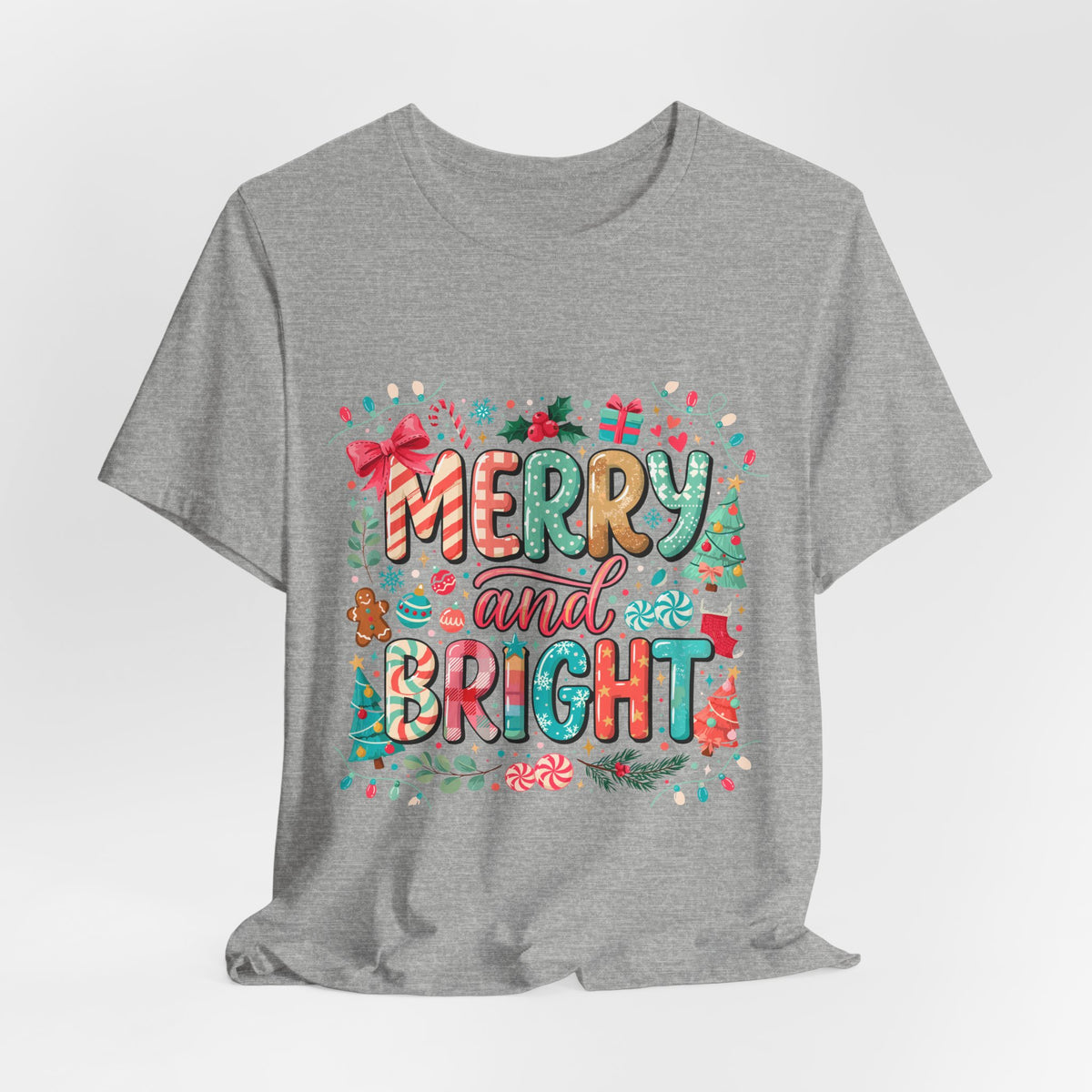 Merry and Bright Christmas Tee