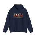 Christmas Animals 'Merry Christmas' Hoodie - Cute Holiday Santa, Reindeer & Penguin Sweatshirt