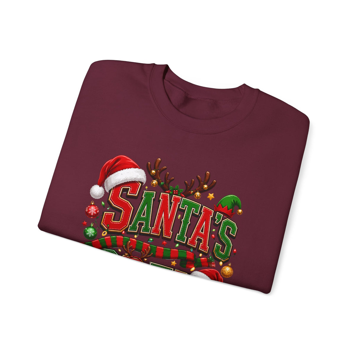 Santa's Crew Christmas Sweatshirt — Festive Holiday Crewneck