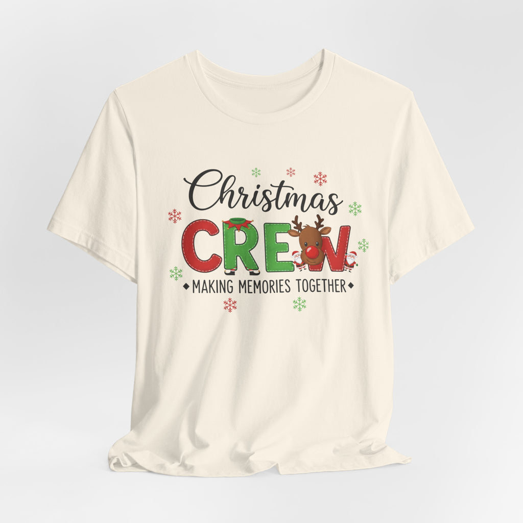 Christmas Crew Tee - "Making Memories Together" Holiday Family Shirt