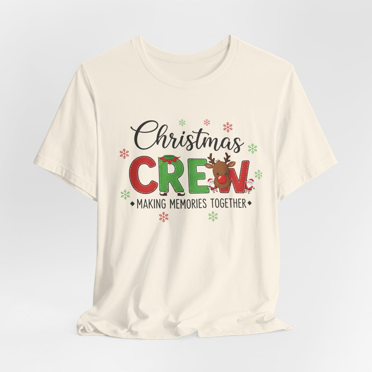 Christmas Crew Tee - "Making Memories Together" Holiday Family Shirt