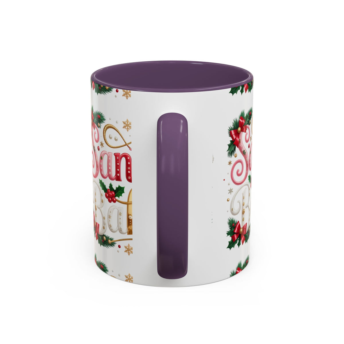 Santa Baby Christmas Accent Mug – Festive Holiday Coffee Cup (11/15oz)