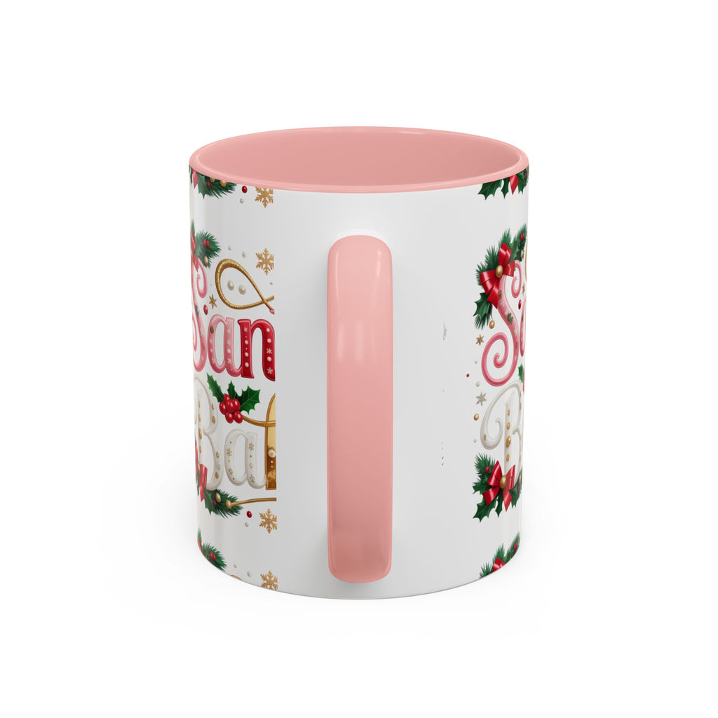 Santa Baby Christmas Accent Mug – Festive Holiday Coffee Cup (11/15oz)