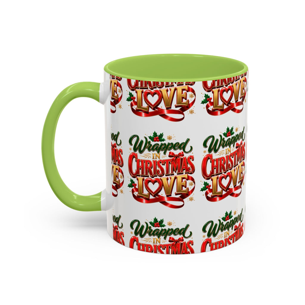 Wrapped Christmas Love Accent Coffee Mug – Festive Holiday Tea & Cocoa Cup