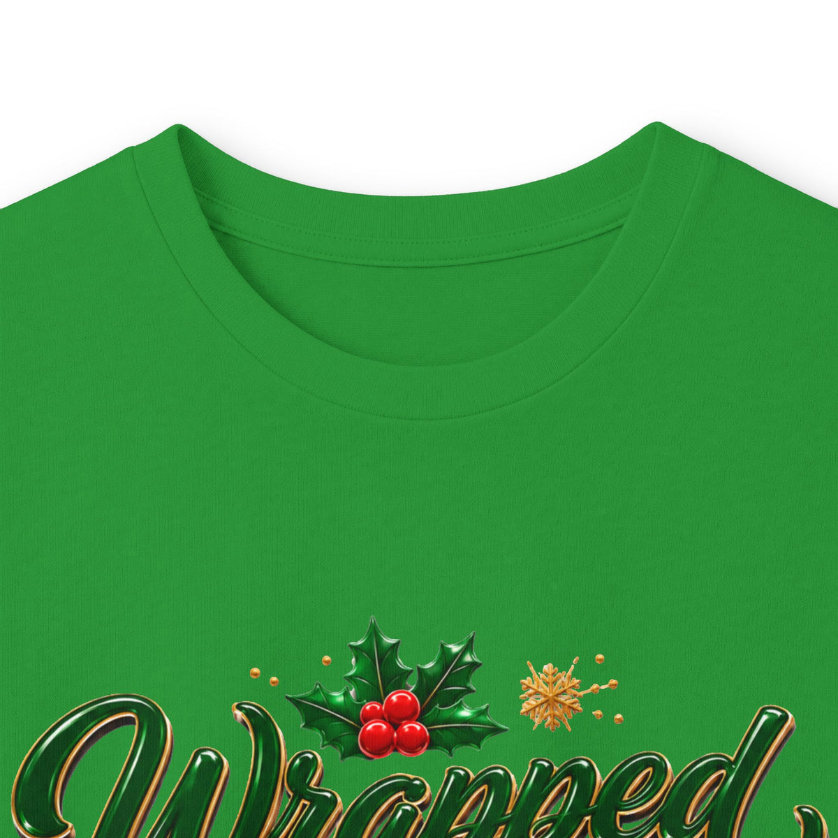 Long Sleeve Tee — "Wrapped in Christmas Love" Holiday Graphic Shirt