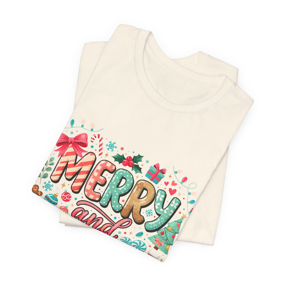 Merry and Bright Christmas Tee